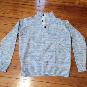 Mens Three Button Sweater